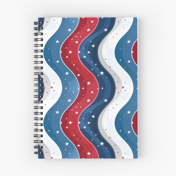 Item preview, Abstract design in red, blue and white colours designed and sold by Print2Harbor.
