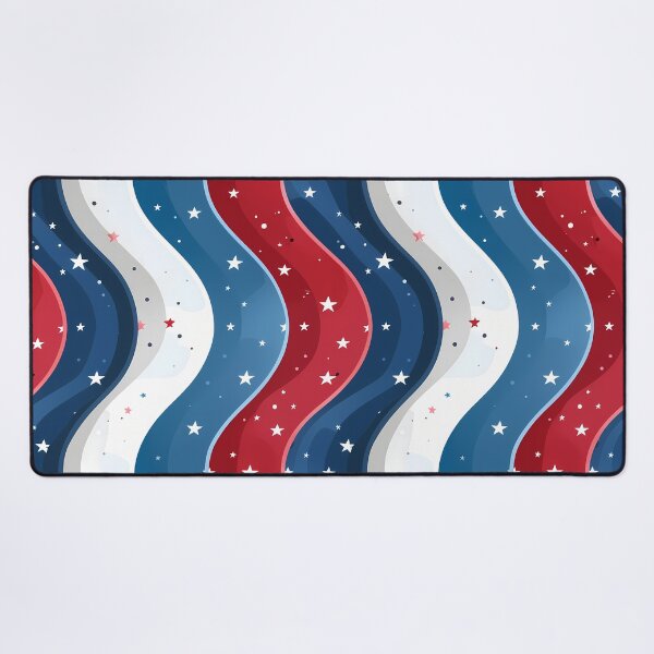 Item preview, Abstract design in red, blue and white colours designed and sold by Print2Harbor.
