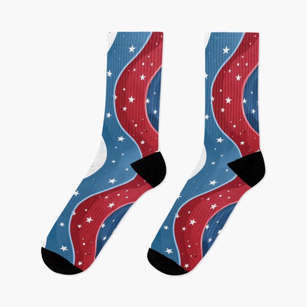 Item preview, Abstract design in red, blue and white colours designed and sold by Print2Harbor.
