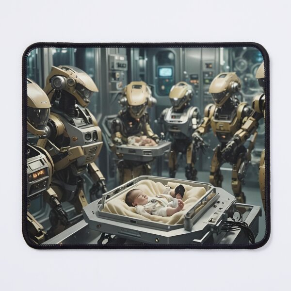 Item preview, Malformed Baby Studied By Robots In An Incubator designed and sold by DifferentPOV.