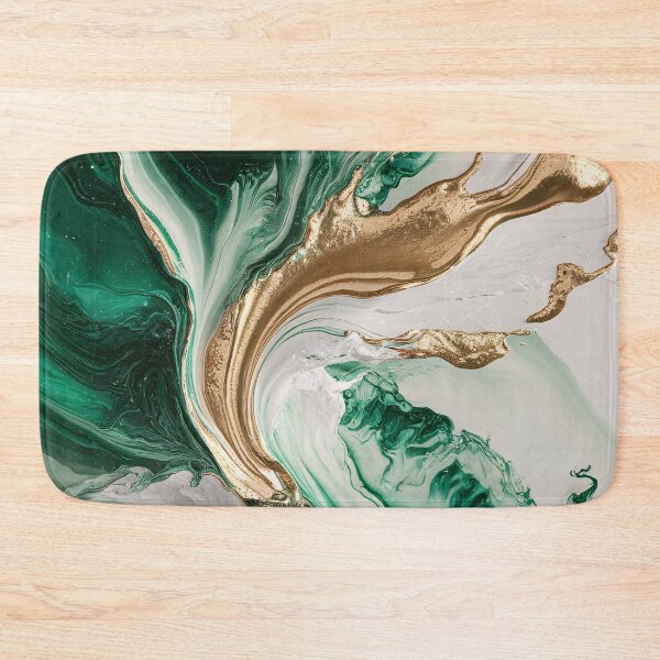 Item preview, Green And Gold Marble Wall Art Prints, Abstract Wall Art designed and sold by BajoTShop.