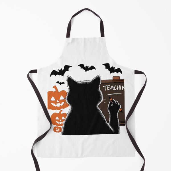 Item preview, Black Cat Teacher Halloween Teaching Pumpkins and Bats designed and sold by clothesy7.