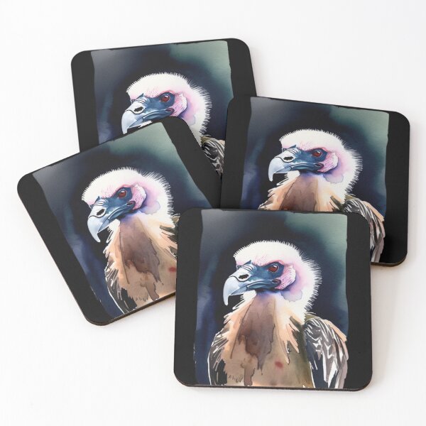 Item preview, watercolor vulture designed and sold by EuropeanPrints.