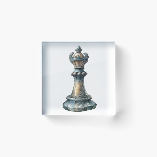Item preview, chess figure in drawing style designed and sold by Creative88Art.