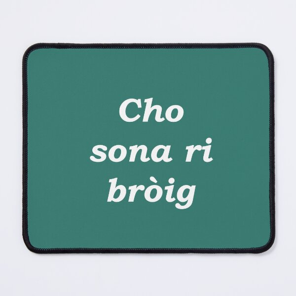 Item preview, As happy as a shoe (Scottish Gaelic - Cho sona ri bròig) emerald green designed and sold by Mamaidh Made.
