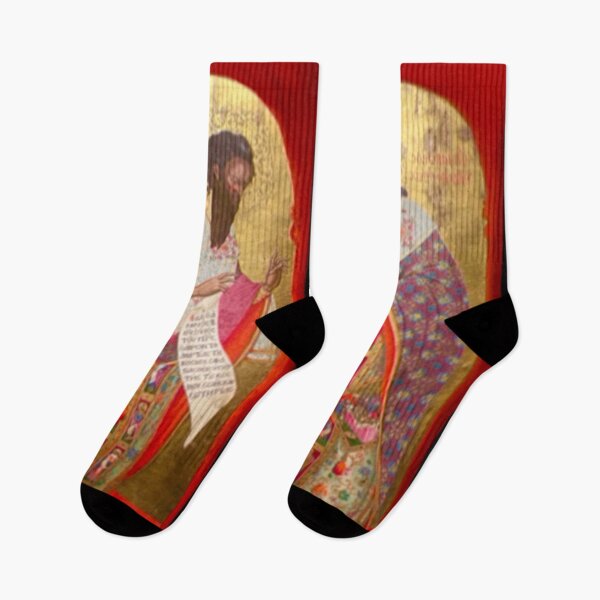Item preview, Religious painting on a wood panel  designed and sold by ricoflinn.