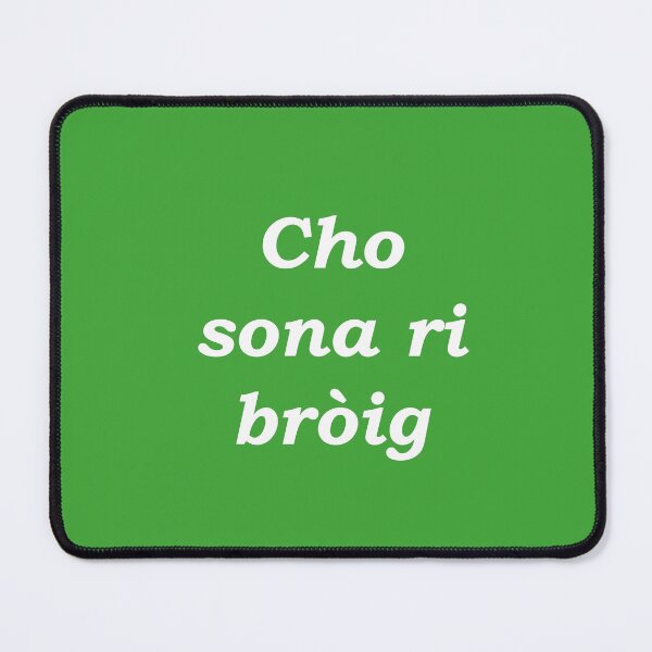 Item preview, As happy as a shoe (Scottish Gaelic - Cho sona ri bròig) bright green designed and sold by Mamaidh Made.