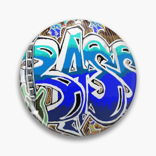 Item preview, bass big bass small blue 333 designed and sold by LowEndGraphics.