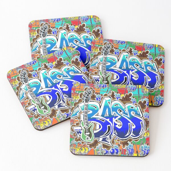 Item preview, bass big bass small blue 333 designed and sold by LowEndGraphics.