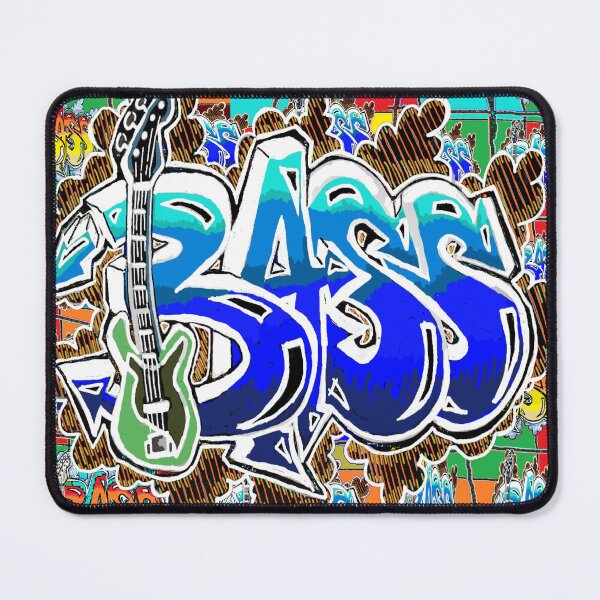 Item preview, bass big bass small blue 333 designed and sold by LowEndGraphics.