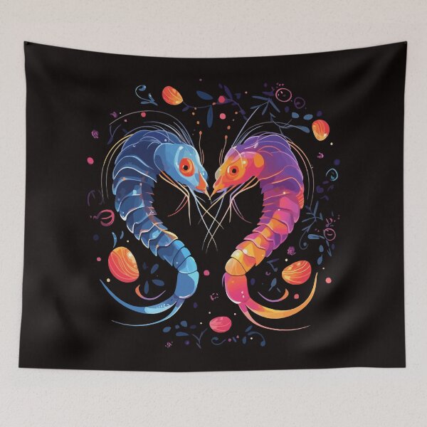 Item preview, Blue Shrimp Valentine designed and sold by creativellashop.