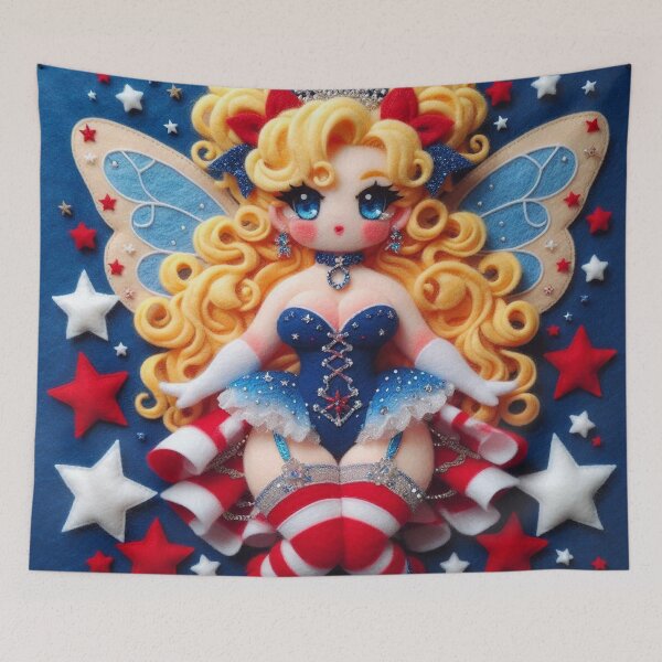 Item preview, Americana Burlesque Fairy 3 designed and sold by FairytalePress.