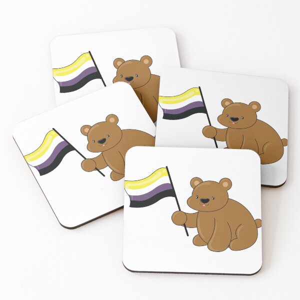 Item preview, Pride Bear (NB Flag) designed and sold by Rustmm.