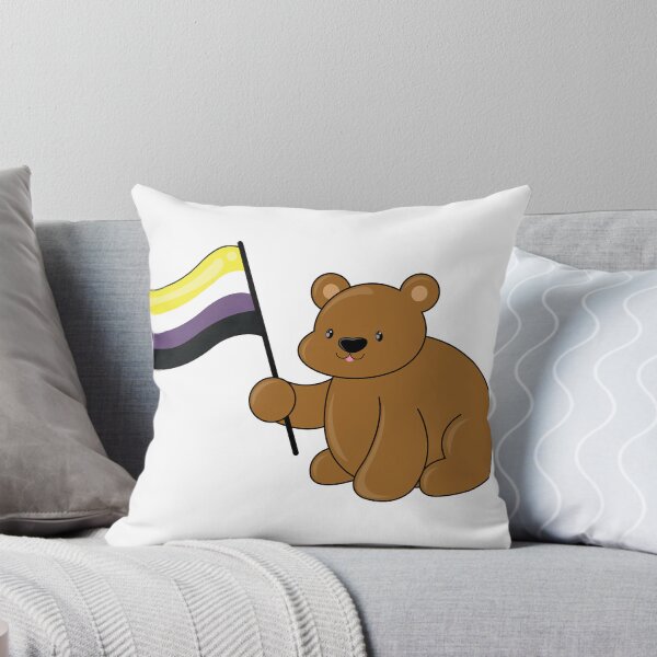 Item preview, Pride Bear (NB Flag) designed and sold by Rustmm.
