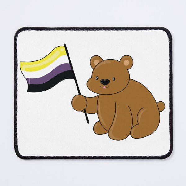 Item preview, Pride Bear (NB Flag) designed and sold by Rustmm.