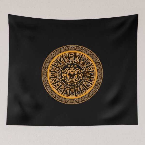 Item preview, Aztec golden circle designed and sold by KukerLukii.