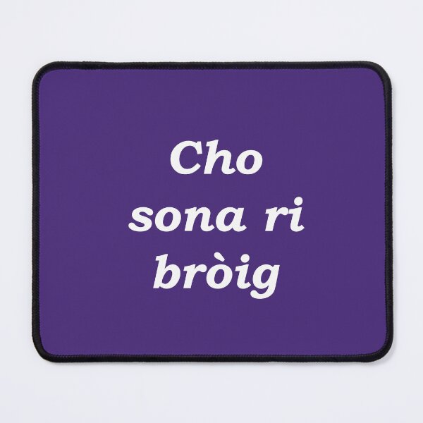 Item preview, As happy as a shoe (Scottish Gaelic - Cho sona ri bròig) indigo designed and sold by Mamaidh Made.