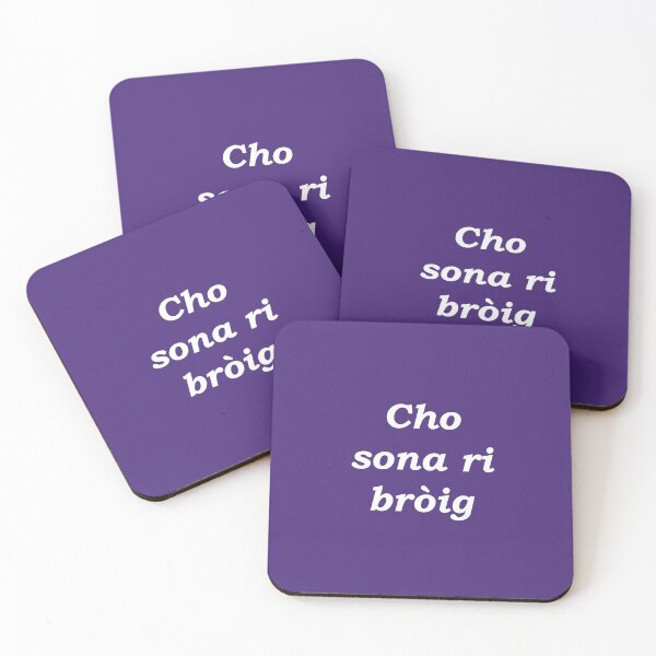 Item preview, As happy as a shoe (Scottish Gaelic - Cho sona ri bròig) indigo  designed and sold by Mamaidh Made.