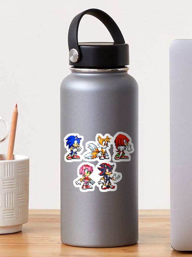 Thumbnail 1 of 3, Sticker, pixel art 8bit sonic all characther designed and sold by ArtPixelDesign.