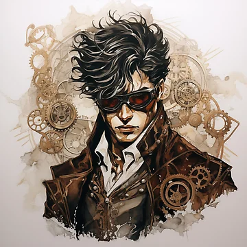 Artwork thumbnail, Steampunk Hero by Rtymer