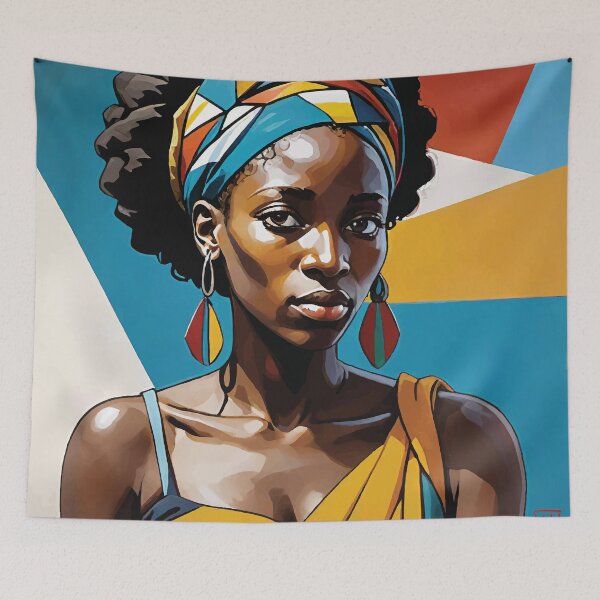 Item preview, Portrait of American indigenous goddess. designed and sold by maulbang.