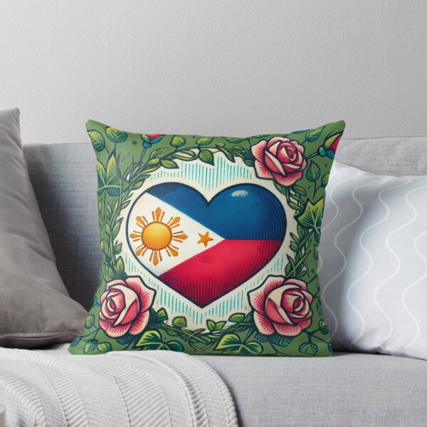 Aperçu de l'œuvre Coeur de drapeau des Philippines créée et vendue par FrictionMaxxing.
