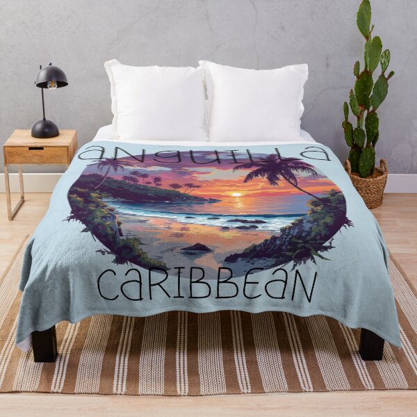 Item preview, Anguilla - Caribbean (with Black Lettering) designed and sold by VelvetRoom.