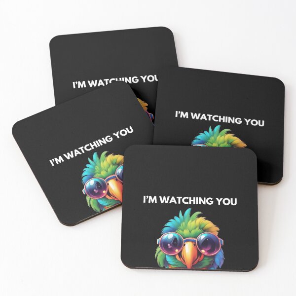 Item preview, Cool parrot - funny bird motif designed and sold by KarakitAI.