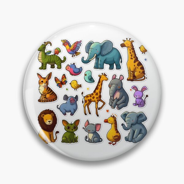 Item preview, Dynamic Animal Palette designed and sold by AI-Only Creations.