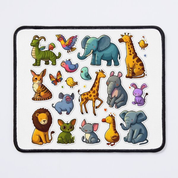 Artikelvorschau, Dynamische Tierpalette entworfen und verkauft von AI-Only Creations.