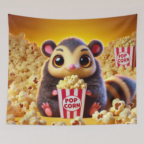 Item preview, Popcorn Feast with a Cute Critter Arctodus designed and sold by Sillytoe.