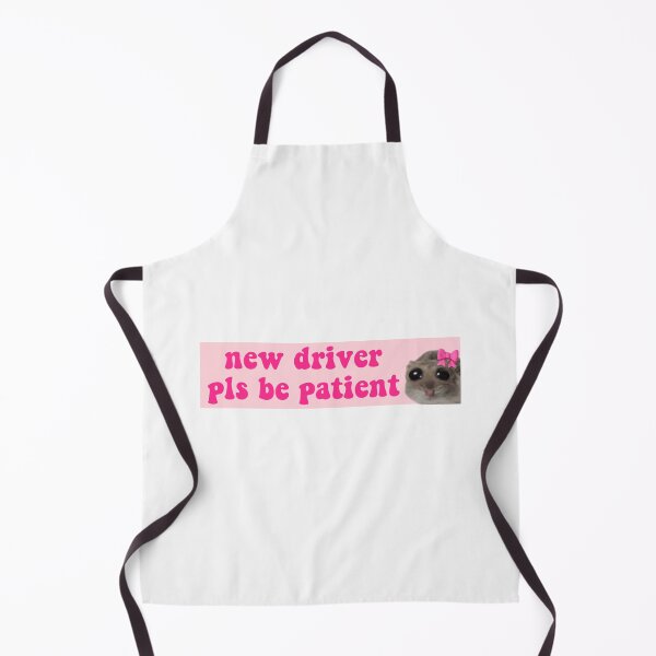Item preview, New driver please be patient tiktok Coquette Sad hamster meme designed and sold by vyascreations.