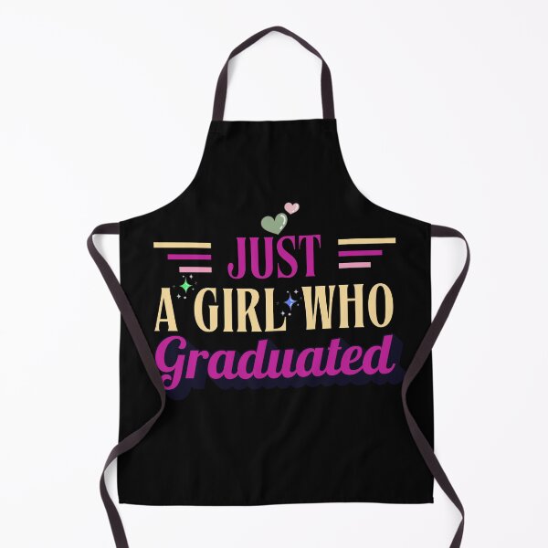 Item preview, Just A Girl Who Graduated Typographic Colorful Graduate Girls Design designed and sold by Raise2Shine.