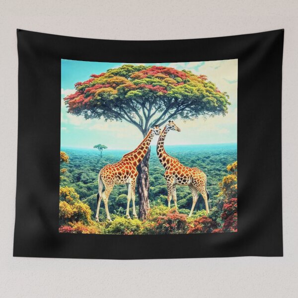 Item preview, Tree Top Giraffes designed and sold by Kingcls.
