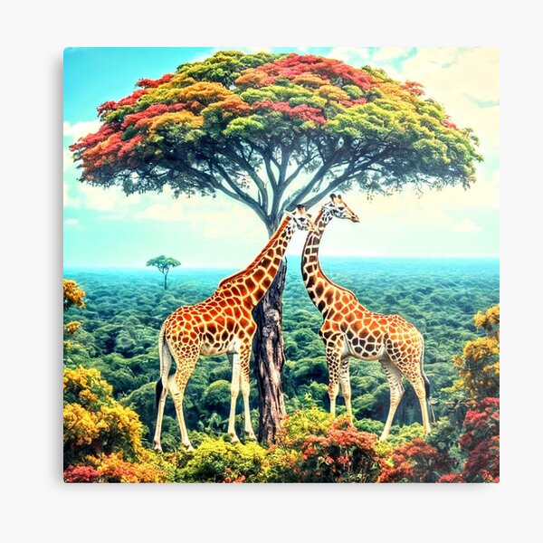 Item preview, Tree Top Giraffes designed and sold by Kingcls.