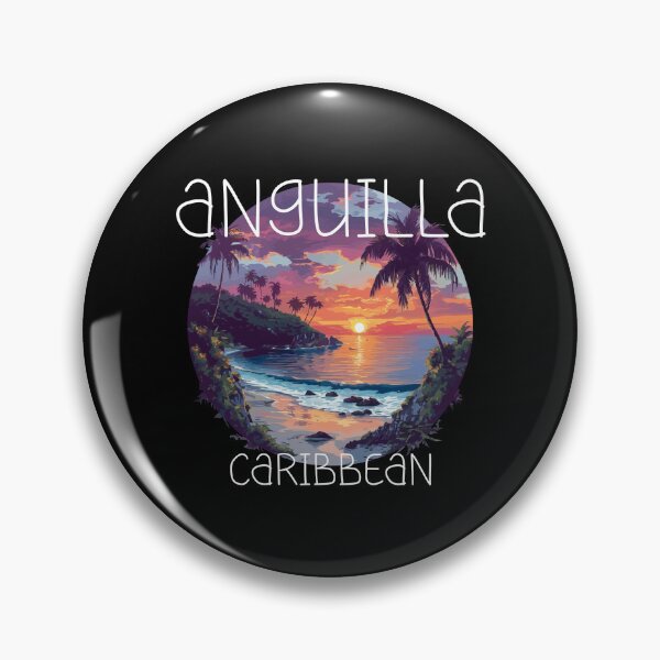 Item preview, Anguilla - Caribbean (with White Lettering) designed and sold by VelvetRoom.