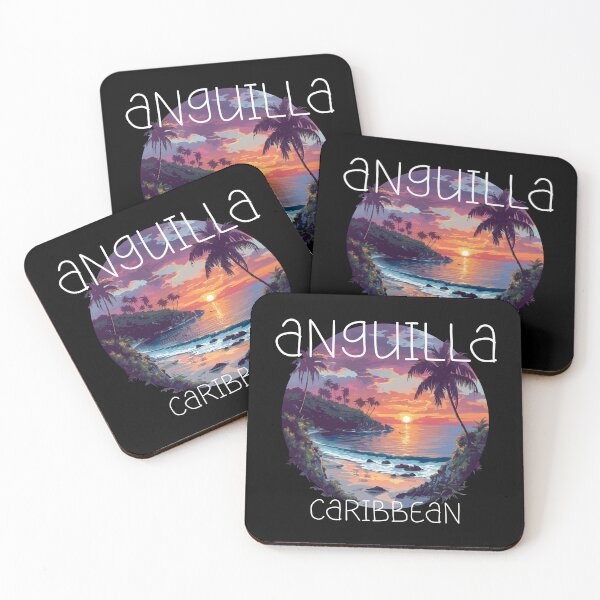 Item preview, Anguilla - Caribbean (with White Lettering) designed and sold by VelvetRoom.