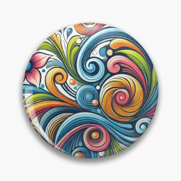 Item preview, Spirals and Flowers designed and sold by FusiTink.