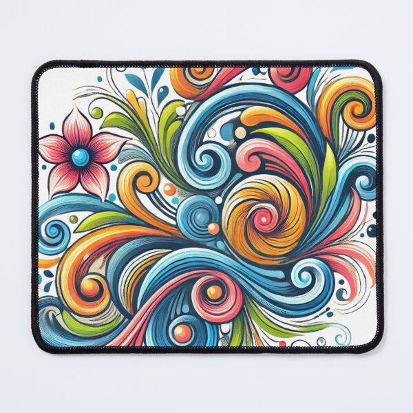 Item preview, Spirals and Flowers designed and sold by FusiTink.