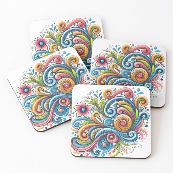 Item preview, Spirals and Flowers designed and sold by FusiTink.