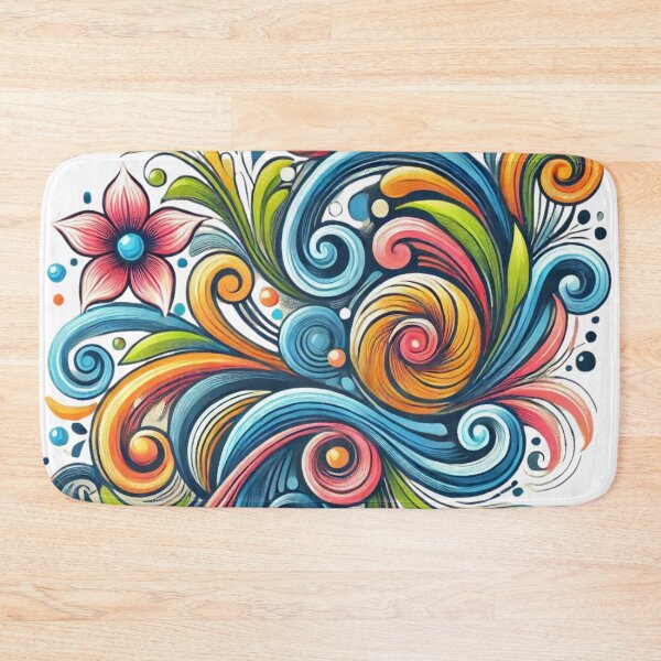 Item preview, Spirals and Flowers designed and sold by FusiTink.