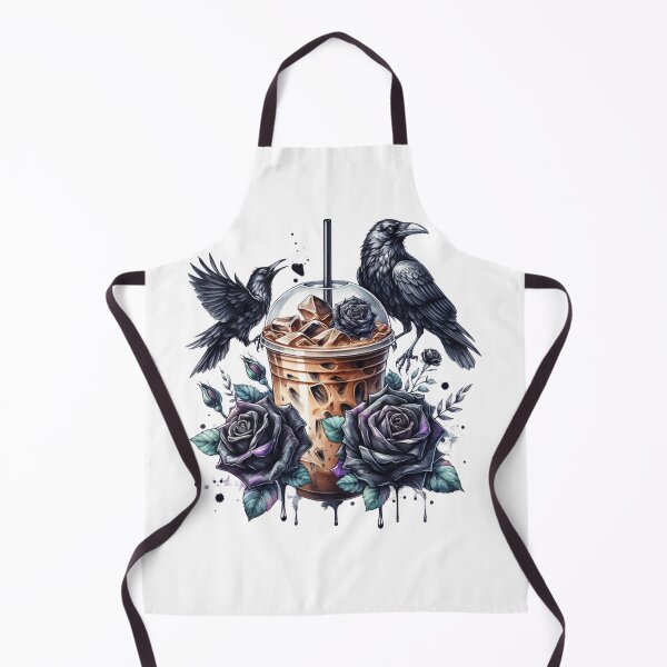 Item preview, Iced Coffee Black Roses Crows designed and sold by EarthArtAvencha.