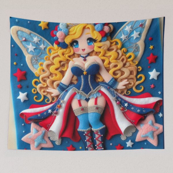 Item preview, Americana Burlesque Fairy 4 designed and sold by FairytalePress.