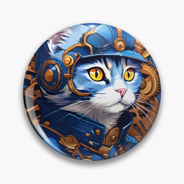 Item preview, Steampunk Cat  designed and sold by ArtsyWishesShop.