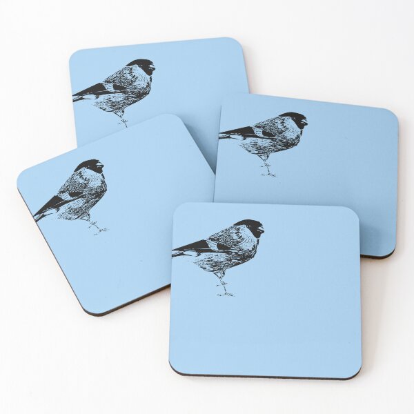 Item preview, Eurasian Bullfinch Black Design  designed and sold by designsasstultd.