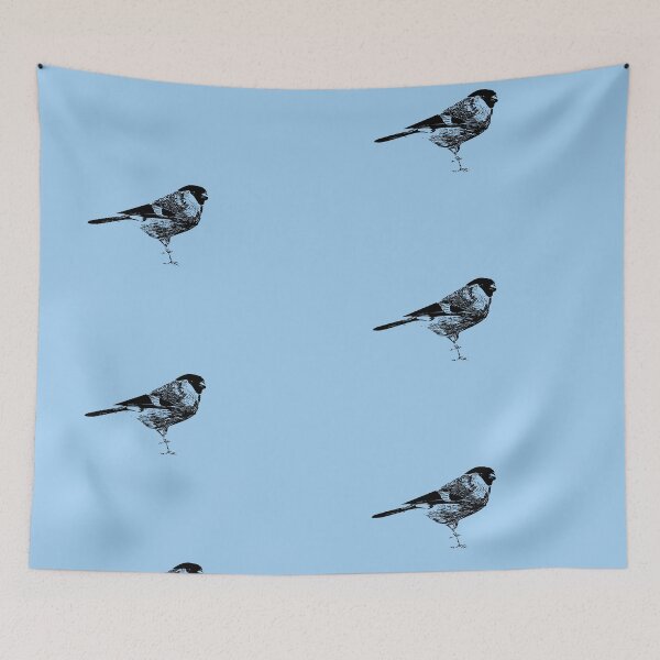 Item preview, Eurasian Bullfinch Black Design  designed and sold by designsasstultd.