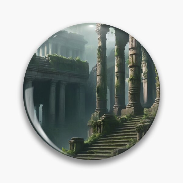 Item preview, Ruined Forgotten Ancient City Digital Art designed and sold by Bunmigraphics .