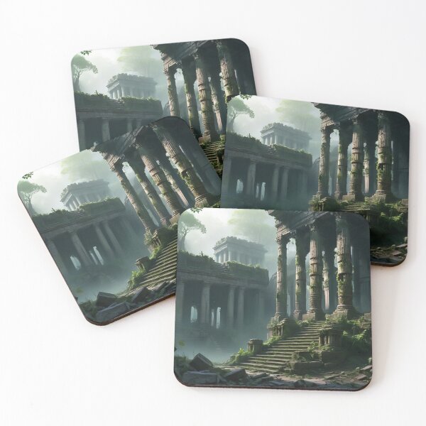 Item preview, Ruined Forgotten Ancient City Digital Art designed and sold by Bunmigraphics .