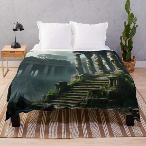 Item preview, Ruined Forgotten Ancient City Digital Art designed and sold by Bunmigraphics .