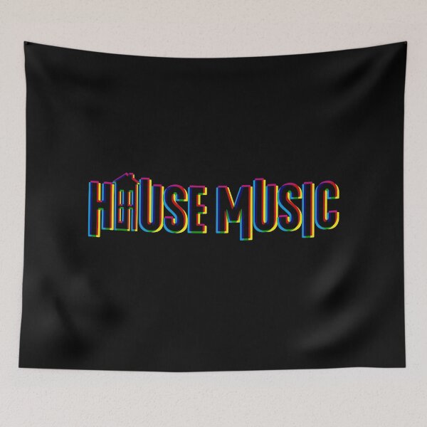 Item preview, House Music RGB Glitch designed and sold by PiggyBlack.